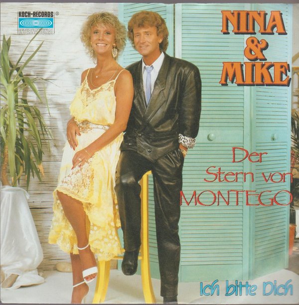Nina & Mike Der Stern von Montego * Ich bitte Dich 1989 Koch 7" Single