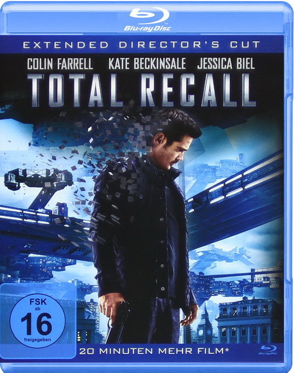 Total Recall Extended Director`s Cut  2012 Columbia Blu-ray "Colin Farrell"