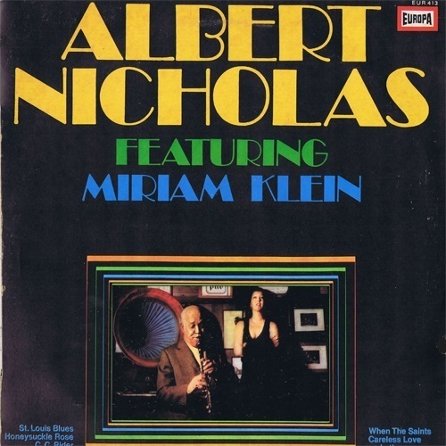 12" Albert Nicholas Featuring Miriam Klein (C.C. Rider) 70`s Europa