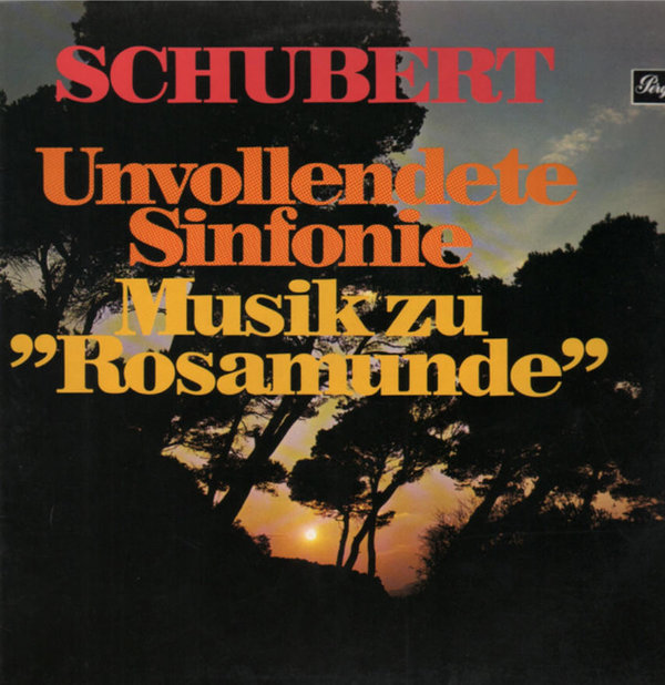 12" Schubert Unvollendete Sinfonie / Musik zu Rosamunde (Pergola)