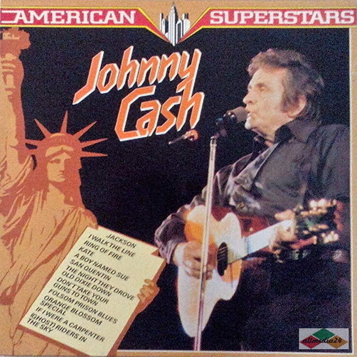 Johnny Cash American Superstar (I Walk The Line) 1982 CBS Memory 12" LP
