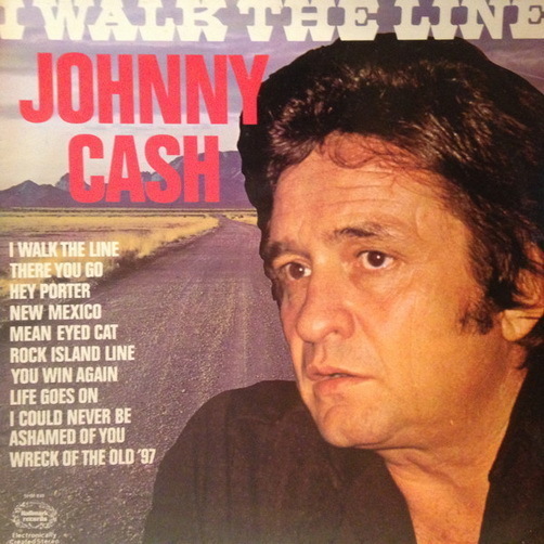 Johnny Cash I Walk The Line (Rock Island Line) 12" LP 1973 (NM)