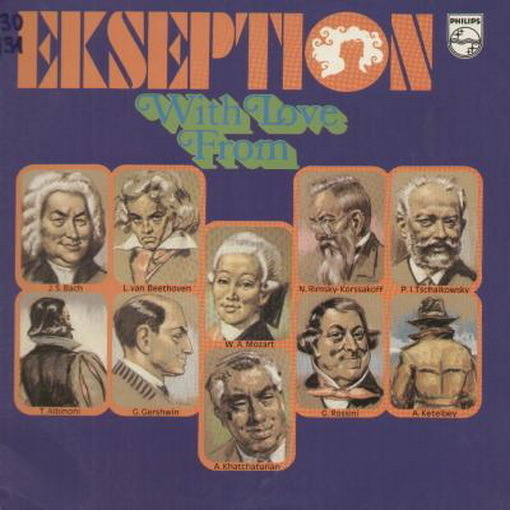 12" DLP Ekseption With Love from Bach (Rondo, Vivace) 70`s Philips