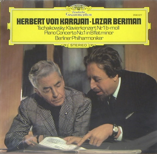 12" Herbert von Karajan Lazar Berman Tschaikowsky Konzert für Klavier und Nr. 1