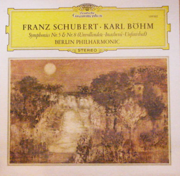 12" Franz Schubert Karl Böhm Symphonien Nr. 5 & Nr. 8 Berliner Philharmoniker
