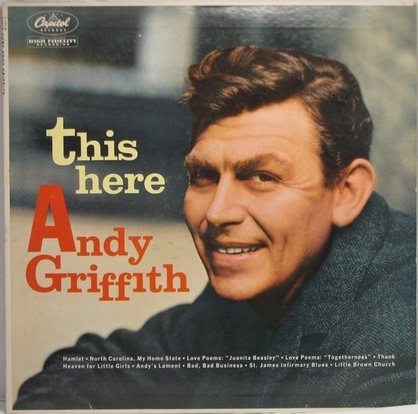 12" Andy Griffith (Matlock) This Here (North Carolina, My Home State, Hamlet) 50`s