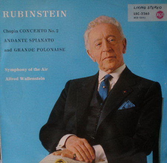 12" Alfred Wallenstein Rubinstein Chopin Concerto Nr. 2 RCA LSC 2265