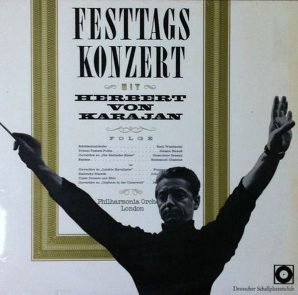 12" Herbert von Karajan Festtags Konzert (Schlittschuhläufer, Walzer op. 183)