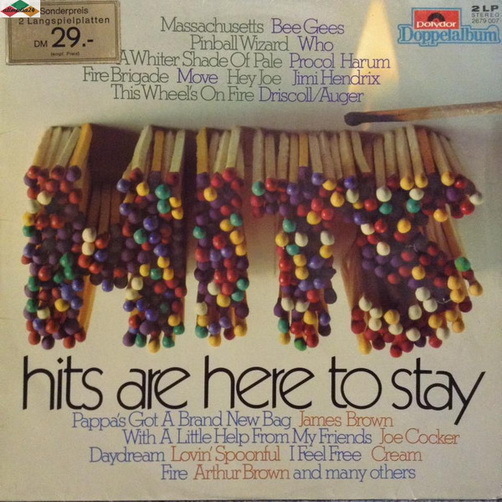 Hits Are Here To Stay (Who, Jimi Hendrix, Move) 12" Doppel LP Polydor 1972