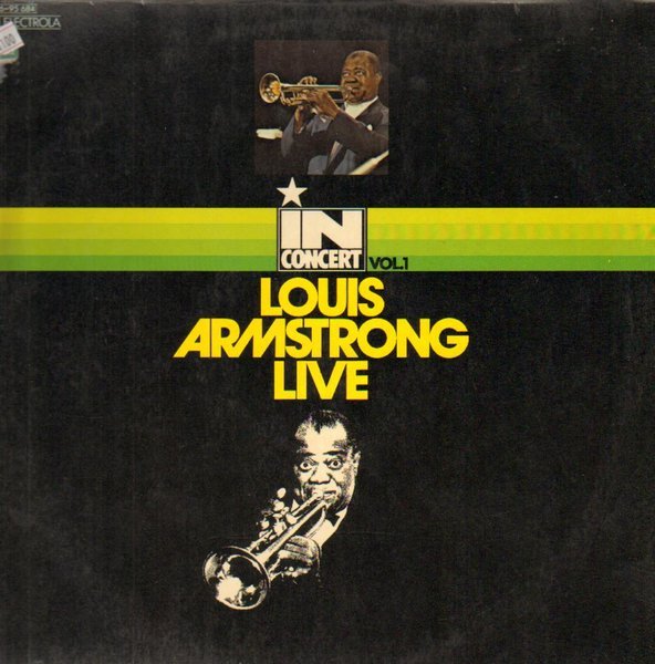 12" Louis Armstrong Live In Concert Vol. 1 (EMI Brunswick) Hello Dolly 70`s