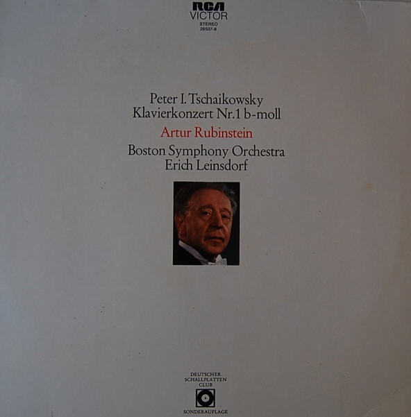 12" LP Tschaikowsky Klavierkonzert Nr. 1 b-moll RCA (Deutscher Schallplatten Club)