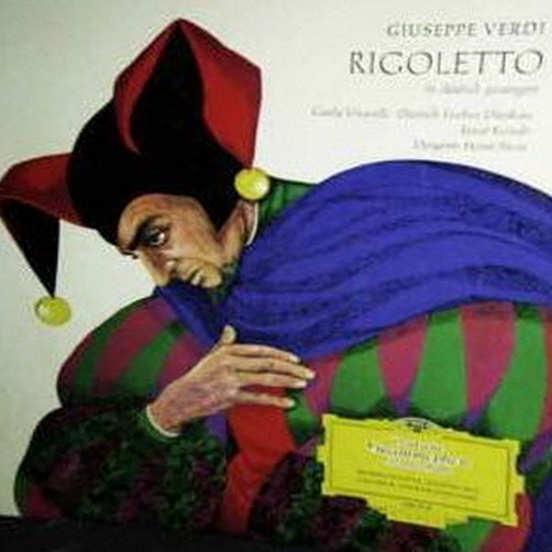 12" LP Guseppe Verdi Rigoletto in deutsch gesungen 60`s Deutsche Grammophon