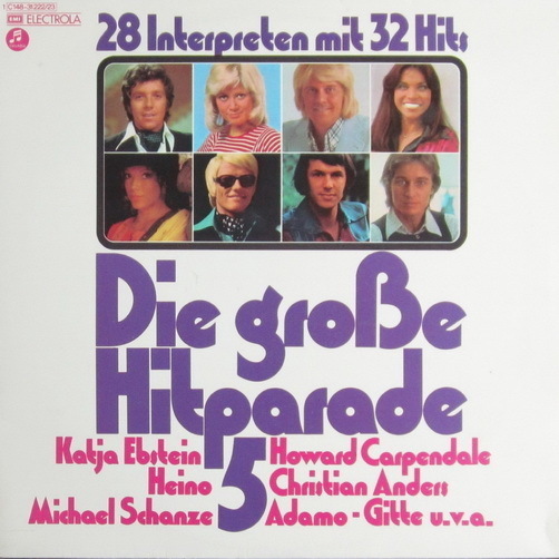 12" DLP Die große Hitparade 5 (Gitte, Ralf Bendix) 70`s EMI Columbia