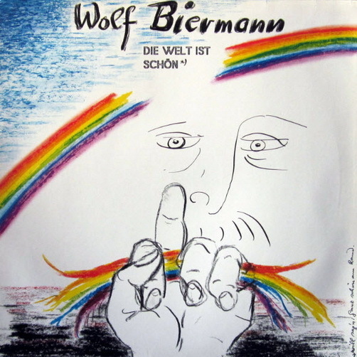 Wolf Biermann Die Welt ist schön (Pardon) 1985 EMI Musikant 12" (Near Mint)