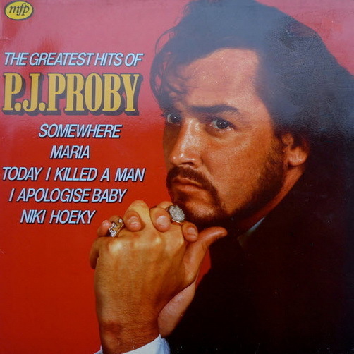 P.J. Proby The Greatest Hits (Somewhere, Maria) 1984 EMI MFP 12" LP