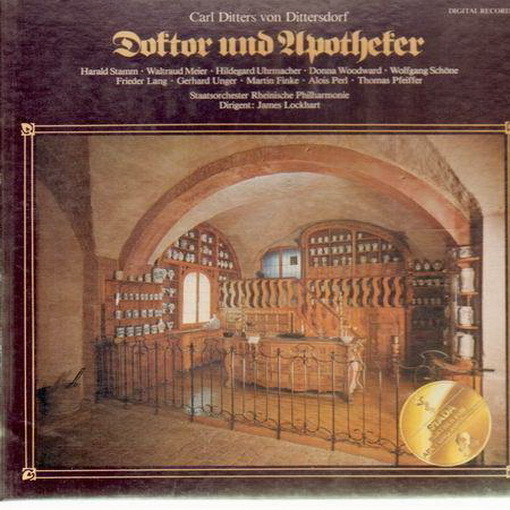 12" 3 LP Box Carl Ditters von Dittersdorf Doktor und Apotheker James Lockhart
