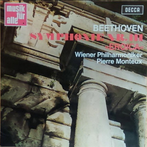 12" Beethoven Symphonie Nr. III  "Eroica" Wiener Philharmoniker Pierre Monteux