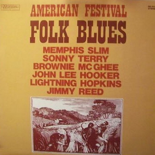 12" Sampler American Festival Folk Blues (Memphis Slim, Sonny Terry)