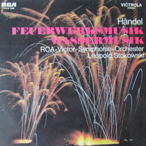 12" Händel Feuerwerksmusik Wassermusik RCA Symphonie Orchester Stokowski