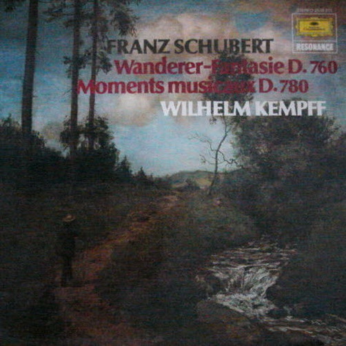 12" Franz Schubert Wanderer Fantasie / Wilhelm Kempff  Moments Musicaux DGG