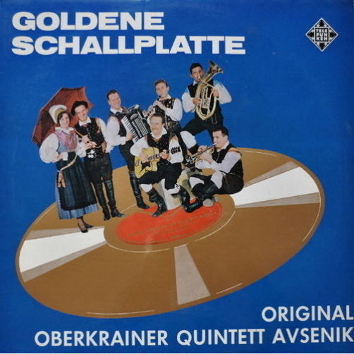 Original Oberkrainer Quintett Avsenik Goldene Schallplatte Telefunken 12" (NM)