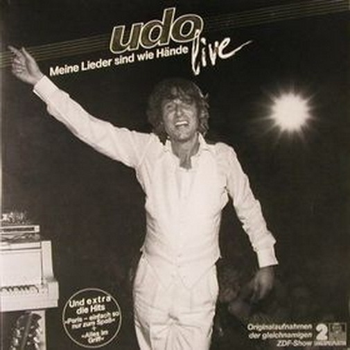 12" DLP Udo Jürgens Live Meine Lieder sind wie Hände 80`s Ariola