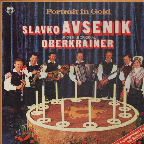 2 LP Box 12" Slavko Avsenik Original Oberkrainer Portrait in Gold (mit Poster) 70`s