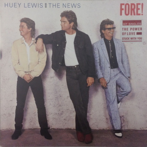 Huey Lewis And The News Fore! (The Power Of Love, Stuck With You) 1986 Chrysalis 12" LP