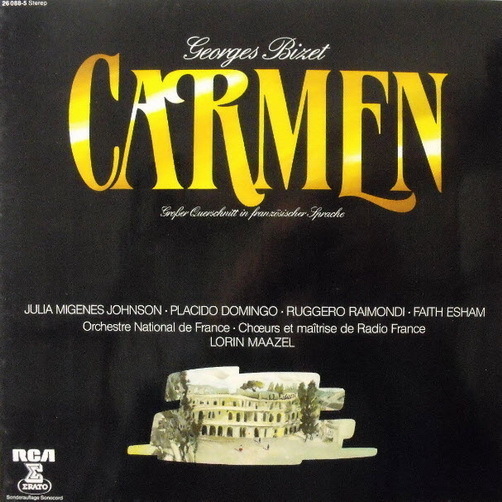 Georges Bizet Carmen Querschnitt in Französischer Sprache 12" (Near Mint)