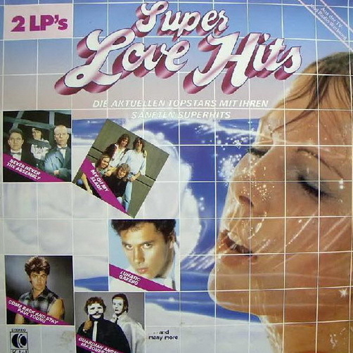 Super Love Hits (ABBA, Slade, Toto, America) 1984 K-tel Doppel LP 12"