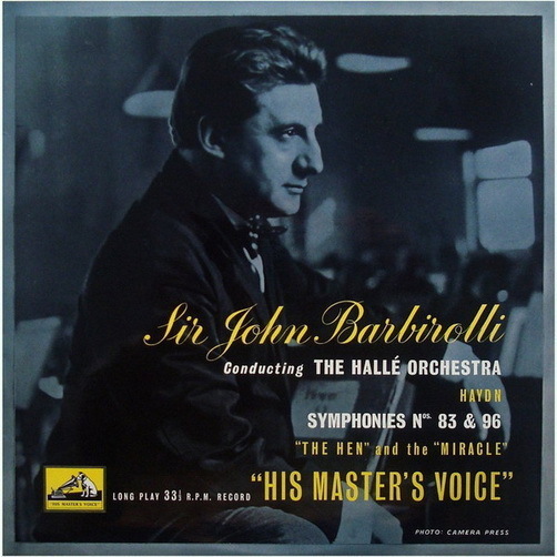 Sir John Barbirolli Symphonies Nr. 83 & 96 The "Hen" And The "Miracle 12" LP