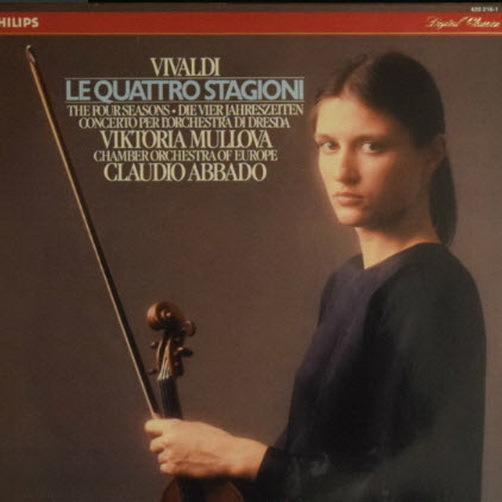 Antonio Vivaldi Le Quattro Stagioni Viktoria Mullova Claudio Abbado 12" Philips