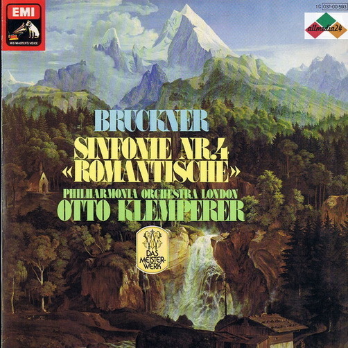 Anton Bruckner Sinfonie Nr. 4 "Romantische" Otto Kemperer 12" LP EMI
