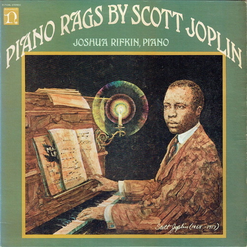 Scott Joplin Piano Rags By Scott Joplin, Joshua Rifkin, Piano 12" Nonesuch