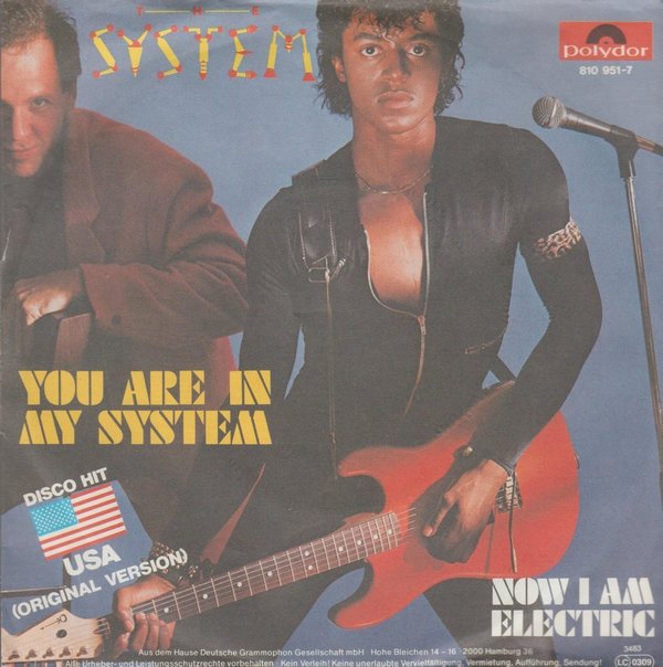 The System You Are In My System / Now I Am Electric 1983 Polydor 7"