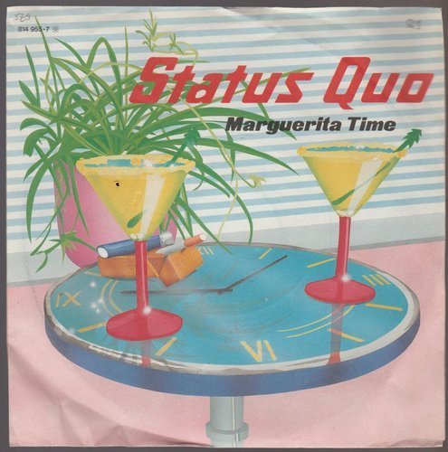 Status Quo Marguerita Time / Resurrection 1982 Vertigo 7" Single