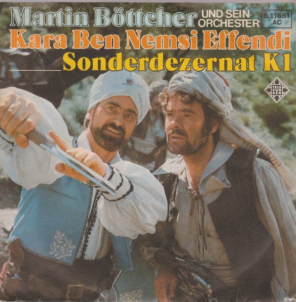 Martin Böttcher Kara Ben Nemsi Effendi * Sonderdezernat K 1 7" 1976