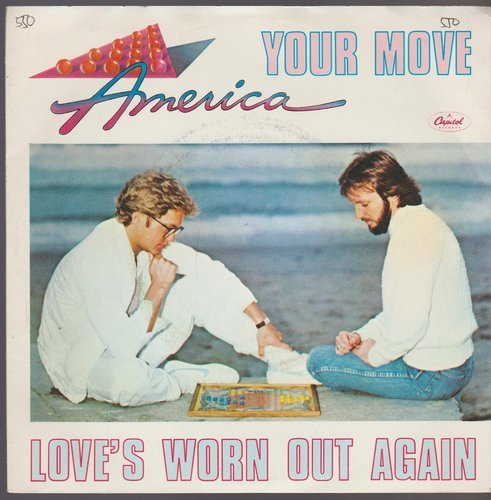 America Your Move * Love`s Worn Out Again 1983 EMI Capitol 7" Single