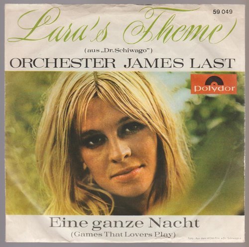 James Last Lara`s Theme (Dr. Schiwago) 1966 Polydor 59 049 Single 7"