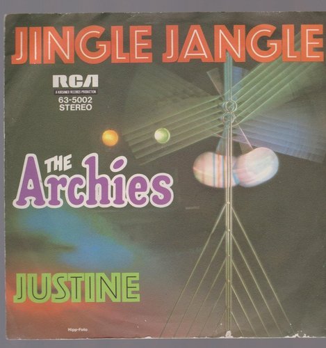 The Archies Jingle Jangle * Justine 1969 RCA Records 7" Single