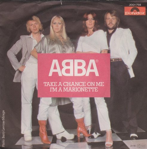 ABBA Take A Change On Me * I`m A Marionette 1978 Polydor 7" Single