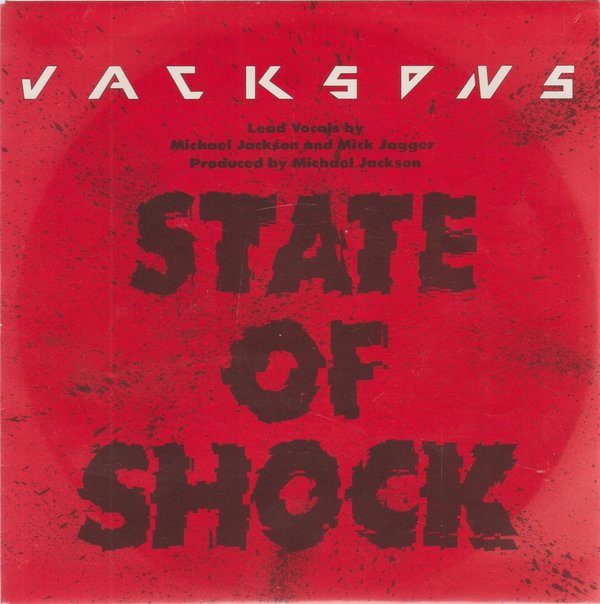 The Jacksons State Of Shock 1984 CBS Epic 7" (Michael Jackson, Mick Jagger)