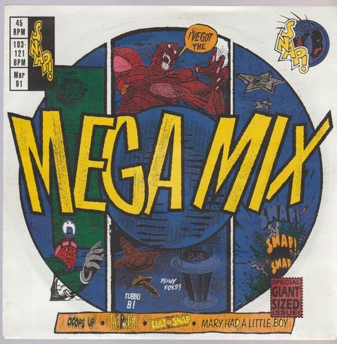 Snap Megamix (7" Edit & Mosaik Meets Snap Edit) 1991 BMG Logic 7" (TOP)
