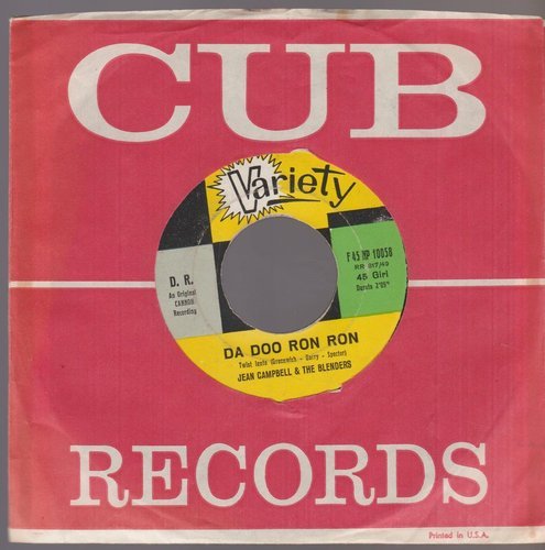 Jean Campbell & The Blenders Da Doo Ron Ron * The Sparrows From Me To You 7"