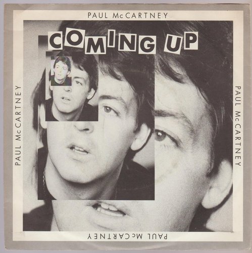 Paul McCartney Coming Up * Coming Up Live 1980 EMI Odeon 7" Single