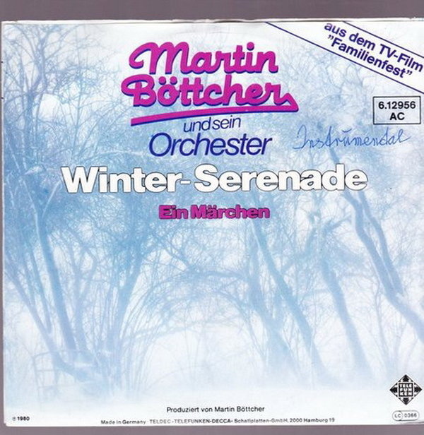 Martin Böttcher Winter Serenade * Ein Märchen 1980 Telefunken 7" Single