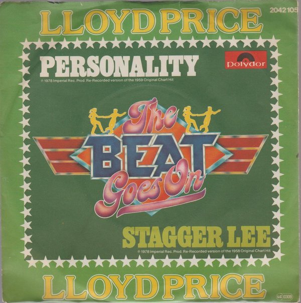 Lloyd Price Personality * Stagger Lee 1978 Polydor 7" Single (Oldie)