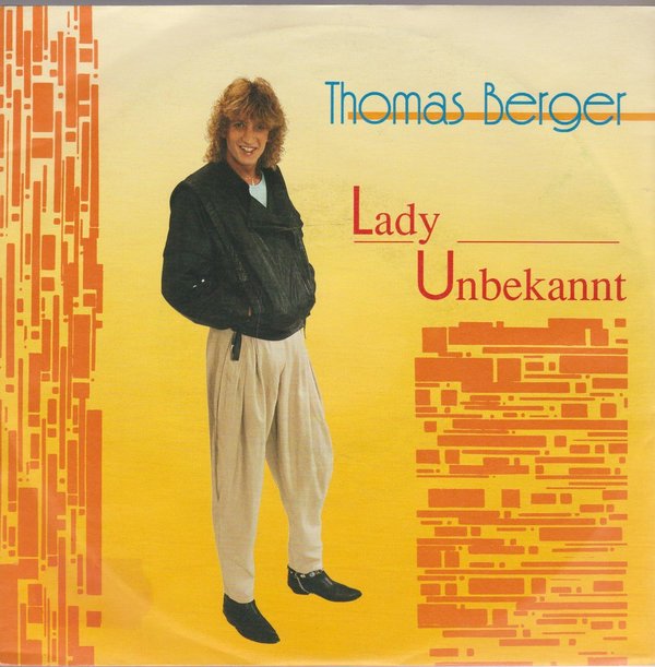Thomas Berger Lady unbekannt * Mary-Ann-Fieber 1988 Bellaphon 7" Single