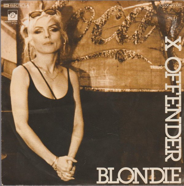 Blondie X Offender * Man Overboard 1976 EMI Private Stock 7" Single