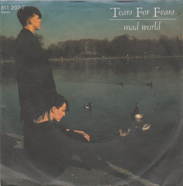 Tears For Fears Mad World * Change 1982 Mercury 7" Single
